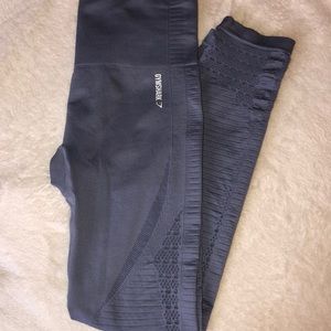 GymShark Energy Seamless Leggings in Steel Blue !